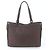 Sac cabas Gucci GG en nylon et cuir Marron - vue 3