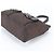 Sac cabas Gucci GG en nylon et cuir Marron - vue 4