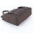 Sac cabas Gucci GG en nylon et cuir Marron - vue 5