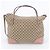 Gucci GG Canvas Bree 336755 Leder 2-Way Schultertasche Braun Pink - Ansicht 4