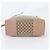 Gucci GG Canvas Bree 336755 Leder 2-Way Schultertasche Braun Pink - Ansicht 7
