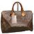 Borsa Louis Vuitton Speedy 35 Monogram Marrone Monogramma