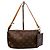 Louis Vuitton Pochette Accessoires Monogram Castaño Monograma