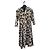 Abito lungo in seta Max Mara stampa floreale Nero Bianco