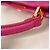 Borsa a mano Fendi Peekaboo in pelle rosa - vista 9