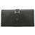 Hermès Cartera larga Hermes Bearn Soufflet Negro