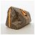 Louis Vuitton Boston Monogram Keepall Bandoulière 55 Castaño - vista 2