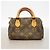 Borsa a mano Louis Vuitton Monogram Mini Speedy Marrone - vista 15