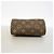 Borsa a mano Louis Vuitton Monogram Mini Speedy Marrone - vista 3