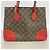 Sac Tote Louis Vuitton Monogram Flandrin Marron Fuschia - vue 10