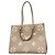 Louis Vuitton Monogram Empreinte Bicolor OnTheGo MM Tote Bag Grau Roh