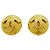 Pendientes de clip Chanel chapados en oro Dorado