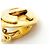 Pendientes de clip Chanel chapados en oro Dorado - vista 6