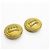 Pendientes de clip Chanel chapados en oro Dorado - vista 2