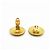 Pendientes de clip Chanel chapados en oro Dorado - vista 3