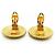 Pendientes de clip Chanel chapados en oro Dorado - vista 6