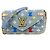 Louis Vuitton New Wave Pochette Schultertasche mit Kette Hellblau