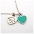 Autre Marque Collana Tiffany & Co. Double Return to Heart in blu - vista 6