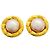 Boucles d'oreilles clips Chanel plaquées or Doré