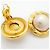 Boucles d'oreilles clips Chanel plaquées or Doré - vue 6