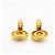 Boucles d'oreilles clips Chanel plaquées or Doré - vue 8