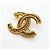 Broche Chanel Coco Mark banhada a ouro Dourado - vista 2