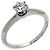 Autre Marque Anello Solitario in Platino Tiffany & Co.