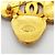 Broche Chanel em ouro e Gripoix Vermelho Dourado Verde - vista 4