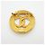 Broche Chanel plaquée or - Coco Mark Circle Doré - vue 5