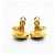 Timeless Chanel Clip-Ohrringe in Schwarz und Gold Golden - Ansicht 6
