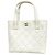 Borsa Tote Chanel in pelle bianca Bianco