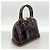 Louis Vuitton Alma BB Vernis Handtasche Bordeaux - Ansicht 2