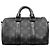 Sac à main Louis Vuitton Monogram Eclipse Reverse Keepall Bandoulière 25 Marron Noir - vue 10