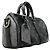 Sac à main Louis Vuitton Monogram Eclipse Reverse Keepall Bandoulière 25 Marron Noir - vue 2