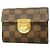 Cartera Louis Vuitton Tri-fold en Ebene Damier ebene