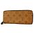 Louis Vuitton Monogram Reverse Portefeuille Clemence Long Wallet Brown