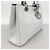 Bolsa de mão em couro Christian Dior Cinza Roxo - vista 2