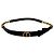 Cinturón de cadena Christian Dior Dior Caro Montaigne #75 Negro