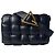 Borsa a tracolla Bottega Veneta Padded Cassette Nero