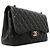 Chanel Schultertasche aus schwarzem Lammleder - Ansicht 2