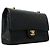 Bolsa de Ombro Chanel Matelassé Preto - vista 2