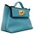 Hermès Sac à main Hermes 24 Mini Evercolor Swift Bleu - vue 2