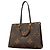 Louis Vuitton Monogram Giant Reverse OnTheGo MM Tote Bag Braun