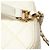 Borsa Vanity Chanel in pelle di vitello granulata bianca Bianco - vista 10