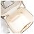 Borsa Vanity Chanel in pelle di vitello granulata bianca Bianco - vista 4