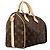 Borsa Louis Vuitton Monogram Speedy Bandoulière 25 Marrone - vista 2
