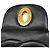 Borsa a tracolla Chanel in pelle d'agnello nera Nero - vista 10
