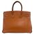 Hermès Borsa HERMES Birkin 35 in pelle Taurillon Clemence marrone - vista 3