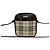 Burberry Logo Hardware Nova Check Pattern Canvas Leather Shoulder Bag Brown Beige