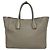 Tote Prada Shopper-Handtasche aus grauem Leder Braun - Ansicht 3